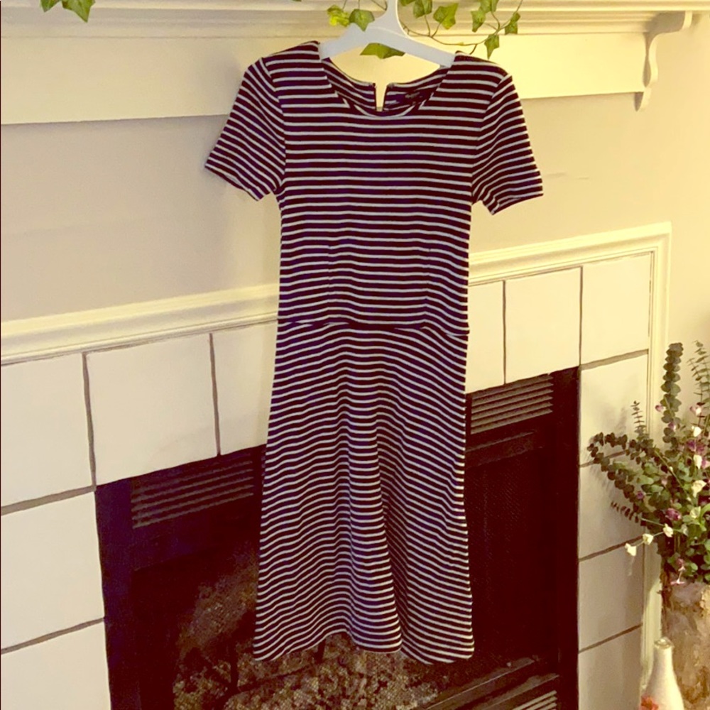 Madewell striped dress XS